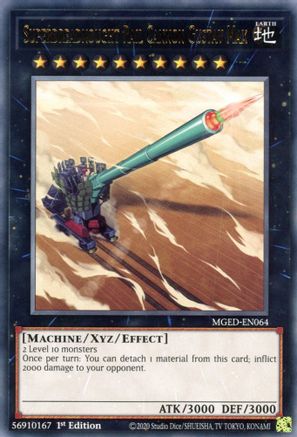 Superdreadnought Rail Cannon Gustav Max (MGED-EN064) - Maximum Gold: El Dorado 1st Edition - Premium Yugioh Single from Konami - Just $0.54! Shop now at Game Crave Tournament Store