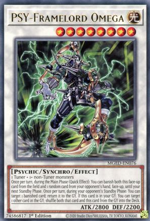 PSY-Framelord Omega (MGED-EN076) - Maximum Gold: El Dorado 1st Edition - Premium Yugioh Single from Konami - Just $0.26! Shop now at Game Crave Tournament Store