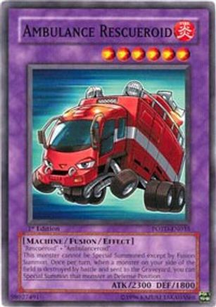 Ambulance Rescueroid (POTD-EN035) - Power of the Duelist Unlimited - Premium Yugioh Single from Konami - Just $0.25! Shop now at Game Crave Tournament Store