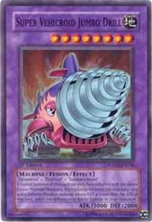Super Vehicroid Jumbo Drill (POTD-EN036) - Power of the Duelist Unlimited - Premium Yugioh Single from Konami - Just $0.45! Shop now at Game Crave Tournament Store