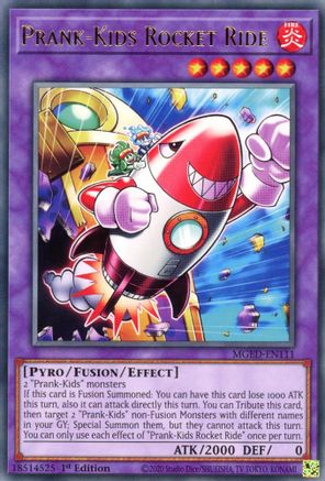 Prank-Kids Rocket Ride (MGED-EN111) - Maximum Gold: El Dorado 1st Edition - Premium Yugioh Single from Konami - Just $0.25! Shop now at Game Crave Tournament Store