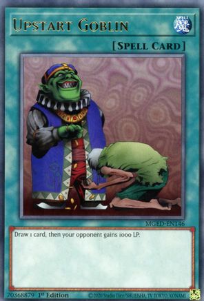 Upstart Goblin (MGED-EN146) - Maximum Gold: El Dorado 1st Edition - Premium Yugioh Single from Konami - Just $1.95! Shop now at Game Crave Tournament Store