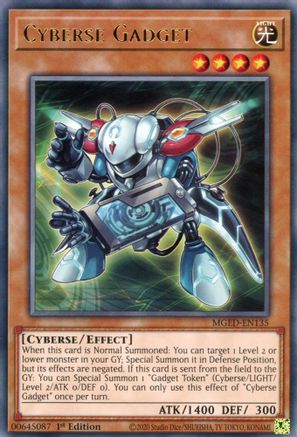 Cyberse Gadget (MGED-EN135) - Maximum Gold: El Dorado 1st Edition - Premium Yugioh Single from Konami - Just $0.25! Shop now at Game Crave Tournament Store