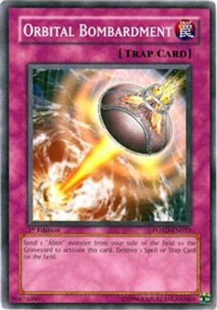 Orbital Bombardment (POTD-EN053) - Power of the Duelist 1st Edition - Premium Yugioh Single from Konami - Just $0.25! Shop now at Game Crave Tournament Store