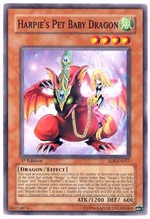 Harpie's Pet Baby Dragon (SD8-EN017) - Structure Deck: Lord of the Storm 1st Edition - Premium Yugioh Single from Konami - Just $0.34! Shop now at Game Crave Tournament Store