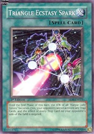 Triangle Ecstasy Spark (SD8-EN025) - Structure Deck: Lord of the Storm Unlimited - Premium Yugioh Single from Konami - Just $0.25! Shop now at Game Crave Tournament Store