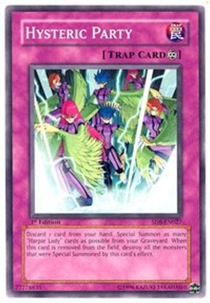 Hysteric Party (SD8-EN027) - Structure Deck: Lord of the Storm Unlimited - Premium Yugioh Single from Konami - Just $0.39! Shop now at Game Crave Tournament Store