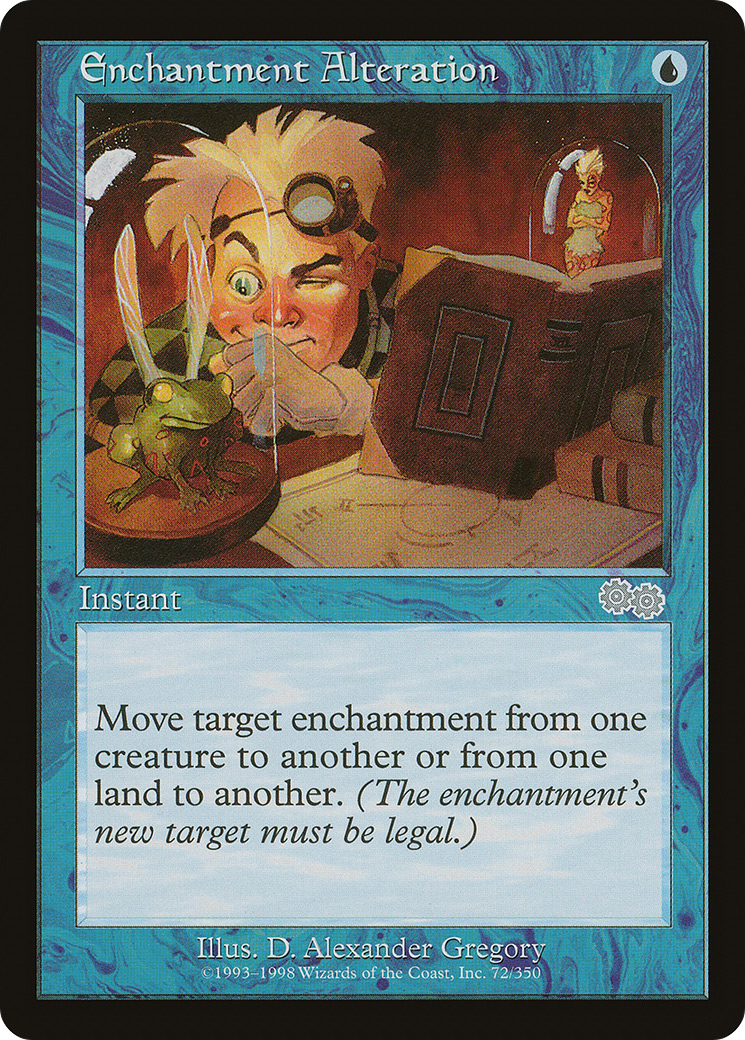 Enchantment Alteration (USG-072) - Urza's Saga - Premium MTG Single from Wizards of the Coast - Just $0.25! Shop now at Game Crave Tournament Store
