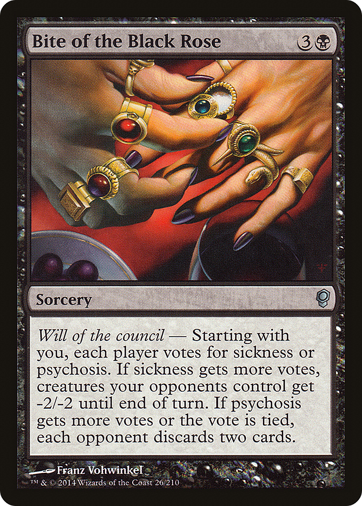 Bite of the Black Rose (CNS-026) - Conspiracy Foil - Premium MTG Single from Wizards of the Coast - Just $1.20! Shop now at Game Crave Tournament Store