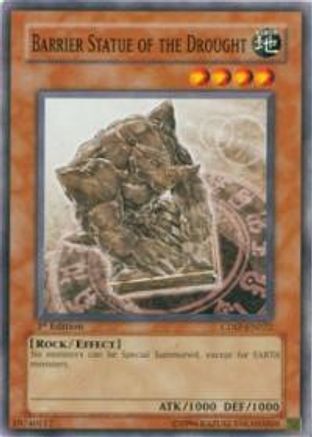 Barrier Statue of the Drought (CDIP-EN022) - Cyberdark Impact 1st Edition - Premium Yugioh Single from Konami - Just $0.30! Shop now at Game Crave Tournament Store