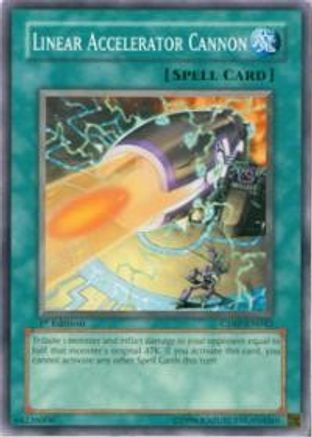 Linear Accelerator Cannon (CDIP-EN042) - Cyberdark Impact Unlimited - Premium Yugioh Single from Konami - Just $0.25! Shop now at Game Crave Tournament Store