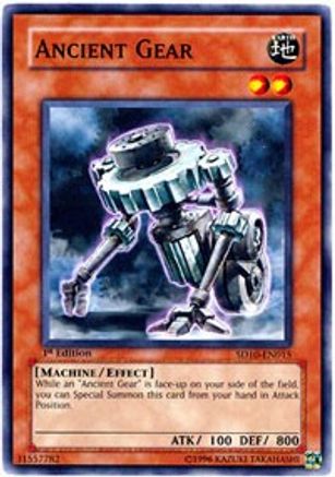Ancient Gear (SD10-EN015) - Structure Deck: Machine Re-Volt 1st Edition - Premium Yugioh Single from Konami - Just $0.26! Shop now at Game Crave Tournament Store