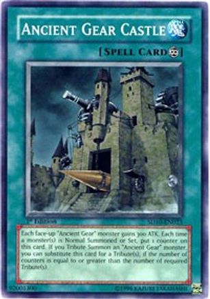 Ancient Gear Castle (SD10-EN023) - Structure Deck: Machine Re-Volt 1st Edition - Premium Yugioh Single from Konami - Just $0.25! Shop now at Game Crave Tournament Store