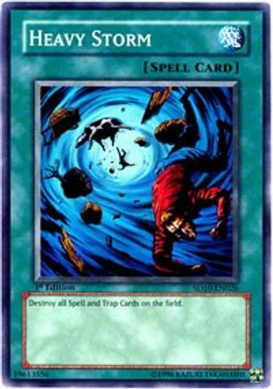 Heavy Storm (SD10-EN026) - Structure Deck: Machine Re-Volt 1st Edition - Premium Yugioh Single from Konami - Just $0.50! Shop now at Game Crave Tournament Store