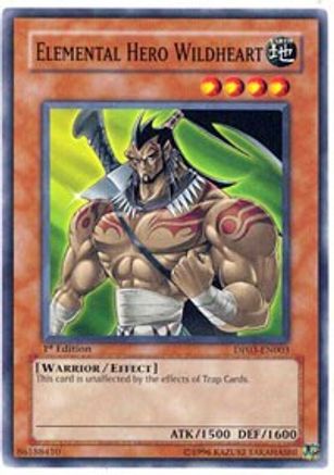Elemental Hero Wildheart (DP03-EN003) - Duelist Pack 3: Jaden Yuki 2 1st Edition - Premium Yugioh Single from Konami - Just $0.39! Shop now at Game Crave Tournament Store
