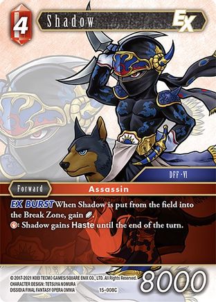 Shadow EX (CRYSTAL DOMINION) Foil - Premium Final Fantasy Single from Crystal Dominion - Just $0.08! Shop now at Game Crave Tournament Store