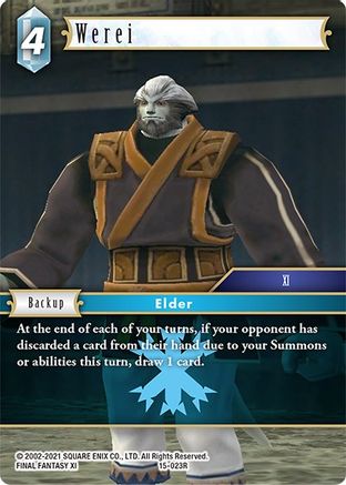 Werei (CRYSTAL DOMINION) Foil - Premium Final Fantasy Single from Crystal Dominion - Just $0.40! Shop now at Game Crave Tournament Store