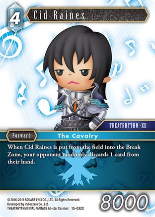 Cid Raines (CRYSTAL DOMINION) - Premium Final Fantasy Single from Crystal Dominion - Just $0.25! Shop now at Game Crave Tournament Store