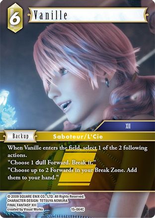 Vanille (CRYSTAL DOMINION) Foil - Premium Final Fantasy Single from Crystal Dominion - Just $0.10! Shop now at Game Crave Tournament Store