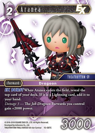 Aranea EX (CRYSTAL DOMINION) Foil - Premium Final Fantasy Single from Crystal Dominion - Just $0.47! Shop now at Game Crave Tournament Store