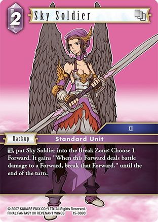 Sky Soldier (CRYSTAL DOMINION) Foil - Premium Final Fantasy Single from Crystal Dominion - Just $0.08! Shop now at Game Crave Tournament Store