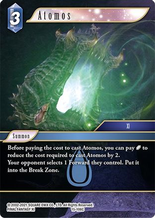 Atomos (CRYSTAL DOMINION) Foil - Premium Final Fantasy Single from Crystal Dominion - Just $0.68! Shop now at Game Crave Tournament Store