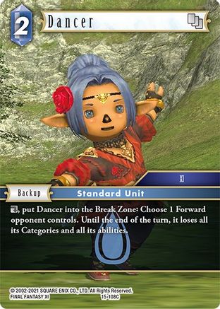Dancer (108) (CRYSTAL DOMINION) - Premium Final Fantasy Single from Crystal Dominion - Just $0.25! Shop now at Game Crave Tournament Store