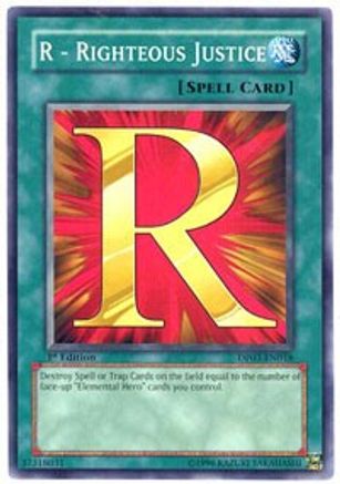 R - Righteous Justice (DP03-EN018) - Duelist Pack 3: Jaden Yuki 2 Unlimited - Premium Yugioh Single from Konami - Just $0.25! Shop now at Game Crave Tournament Store