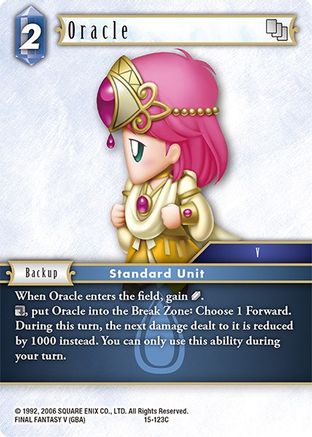 Oracle (CRYSTAL DOMINION) Foil - Premium Final Fantasy Single from Crystal Dominion - Just $0.38! Shop now at Game Crave Tournament Store