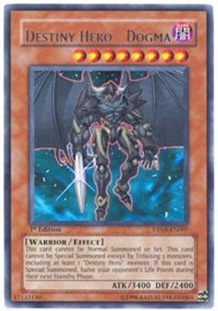 Destiny HERO - Dogma (DP05-EN007) - Duelist Pack 5: Aster Phoenix Unlimited - Premium Yugioh Single from Konami - Just $0.25! Shop now at Game Crave Tournament Store