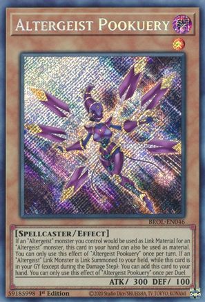 Altergeist Pookuery (BROL-EN046) - Brothers of Legend 1st Edition - Premium Yugioh Single from Konami - Just $0.26! Shop now at Game Crave Tournament Store