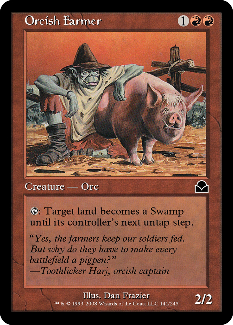 Orcish Farmer (ME2-141) - Masters Edition II Foil - Premium MTG Single from Wizards of the Coast - Just $0! Shop now at Game Crave Tournament Store