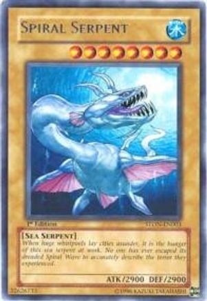 Spiral Serpent (STON-EN003) - Strike of Neos 1st Edition - Premium Yugioh Single from Konami - Just $0.11! Shop now at Game Crave Tournament Store