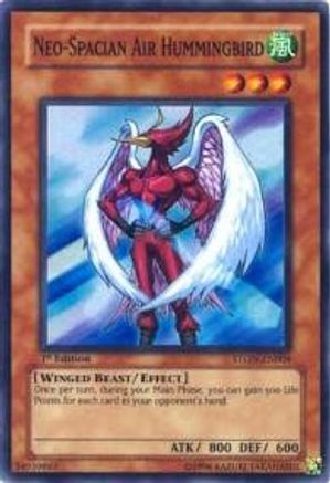 Neo-Spacian Air Hummingbird (STON-EN004) - Strike of Neos Unlimited - Premium Yugioh Single from Konami - Just $0.28! Shop now at Game Crave Tournament Store
