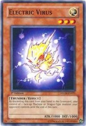 Electric Virus (STON-EN021) - Strike of Neos Unlimited - Premium Yugioh Single from Konami - Just $0.26! Shop now at Game Crave Tournament Store