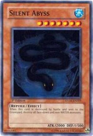 Silent Abyss (STON-EN025) - Strike of Neos 1st Edition - Premium Yugioh Single from Konami - Just $0.26! Shop now at Game Crave Tournament Store