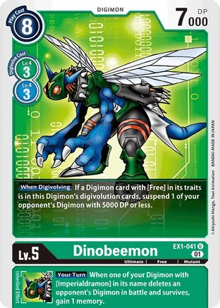 Dinobeemon (EX1-041) - Classic Collection - Premium Digimon Single from Bandai - Just $0.25! Shop now at Game Crave Tournament Store