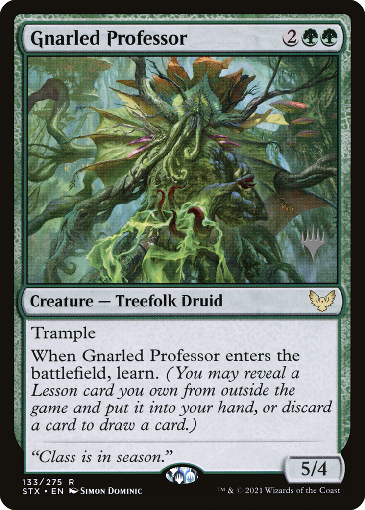 Gnarled Professor (PSTX-133P) - Strixhaven: School of Mages Promos Foil - Premium MTG Single from Wizards of the Coast - Just $0.11! Shop now at Game Crave Tournament Store