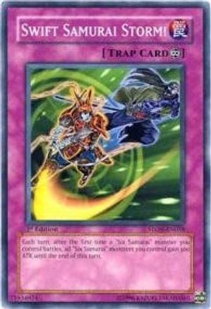 Swift Samurai Storm! (STON-EN058) - Strike of Neos Unlimited - Premium Yugioh Single from Konami - Just $0.25! Shop now at Game Crave Tournament Store