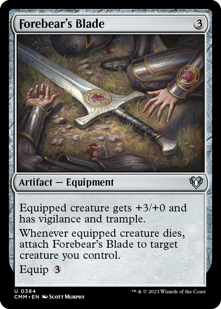 Forebear's Blade (CMM-384) - Commander Masters - Premium MTG Single from Wizards of the Coast - Just $0.08! Shop now at Game Crave Tournament Store