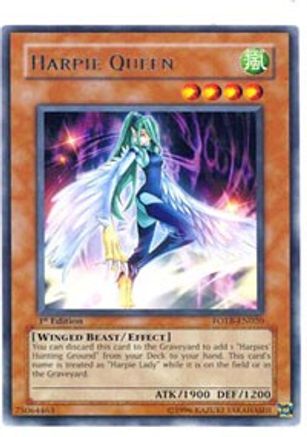 Harpie Queen (FOTB-EN020) - Force of the Breaker 1st Edition - Premium Yugioh Single from Konami - Just $0.21! Shop now at Game Crave Tournament Store