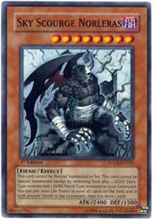 Sky Scourge Norleras (FOTB-EN022) - Force of the Breaker Unlimited - Premium Yugioh Single from Konami - Just $5.50! Shop now at Game Crave Tournament Store