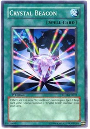 Crystal Beacon (FOTB-EN032) - Force of the Breaker Unlimited - Premium Yugioh Single from Konami - Just $0.25! Shop now at Game Crave Tournament Store