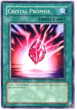 Crystal Promise (FOTB-EN036) - Force of the Breaker Unlimited - Premium Yugioh Single from Konami - Just $0.25! Shop now at Game Crave Tournament Store