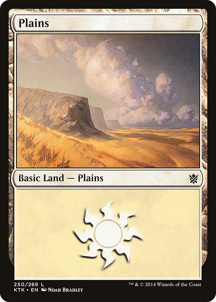 Plains (KTK-250) - Khans of Tarkir Foil - Premium MTG Single from Wizards of the Coast - Just $0.39! Shop now at Game Crave Tournament Store