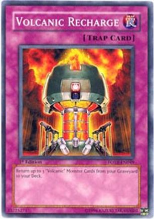 Volcanic Recharge (FOTB-EN049) - Force of the Breaker 1st Edition - Premium Yugioh Single from Konami - Just $0.08! Shop now at Game Crave Tournament Store