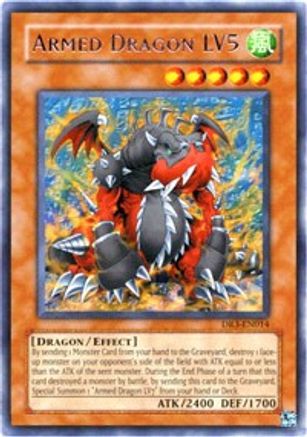 Armed Dragon LV5 (DR3-EN014) - Dark Revelation Volume 3 Unlimited - Premium Yugioh Single from Konami - Just $3.97! Shop now at Game Crave Tournament Store