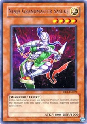Ninja Grandmaster Sasuke (DR3-EN019) - Dark Revelation Volume 3 Unlimited - Premium Yugioh Single from Konami - Just $4.25! Shop now at Game Crave Tournament Store
