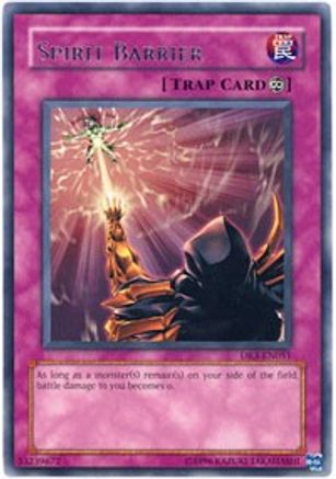 Spirit Barrier (DR3-EN051) - Dark Revelation Volume 3 Unlimited - Premium Yugioh Single from Konami - Just $6.38! Shop now at Game Crave Tournament Store