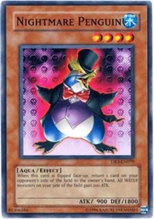 Nightmare Penguin (DR3-EN070) - Dark Revelation Volume 3 Unlimited - Premium Yugioh Single from Konami - Just $0.94! Shop now at Game Crave Tournament Store